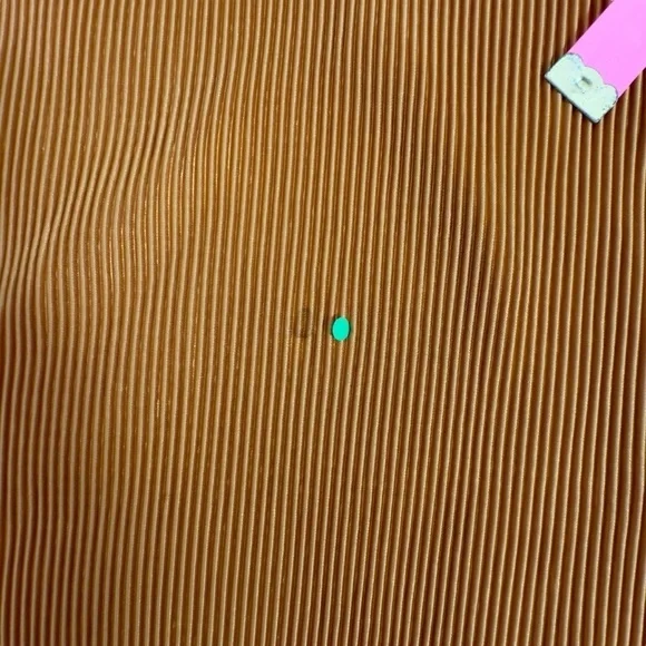 EUC Baltic Born Venus pleated maxi dress, gold mustard, size Xsmall - Picture 10 of 14